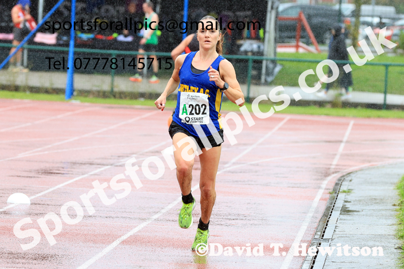 Senior Womens 4 Stage 2025 Northern Athletics Autumn Road Relays, Leigh, Lancashire. Photo: David T. Hewitson/Sports for All Pics